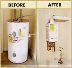 draining-water heater